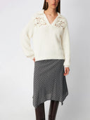 Asymmetrische geruite rok dorotheamd