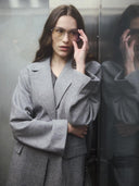 Grijze blazer simonmd