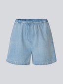 Licht denim short alvarmd