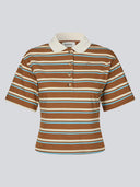 Gestreept polo t-shirt stetsonmd