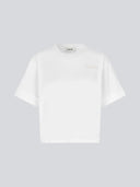 Wit t-shirt patayamd short t-shirt