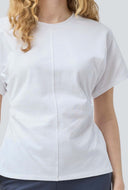 Wit getailleerd t-shirt patayamd