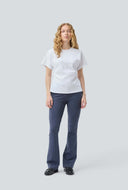 Wit getailleerd t-shirt patayamd