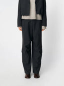 Zwarte cargo broek deannemd