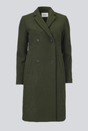 Donkergroene odelia coat