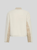 Creme teddy jacket latha