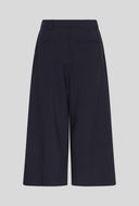 Donkerblauwe pantalon wilder culotte pants