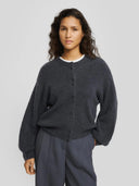 Donkergrijs vest bondie hope