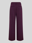 Donkerpaarse pantalon henrika hw pants