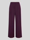 Donkerpaarse pantalon henrika hw pants