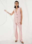 Lichtroze pantalon franciska