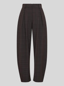 Geruite barrel pantalon johnna