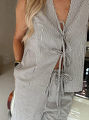 Gestreept gilet bonny