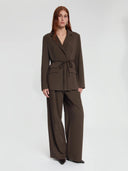 Donkerbruine blazer bessie