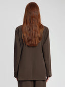 Donkerbruine blazer bessie