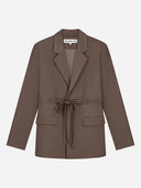 Donkerbruine blazer bessie