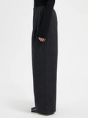 Donkergrijze broek met glitters gina