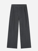 Donkergrijze broek met glitters gina