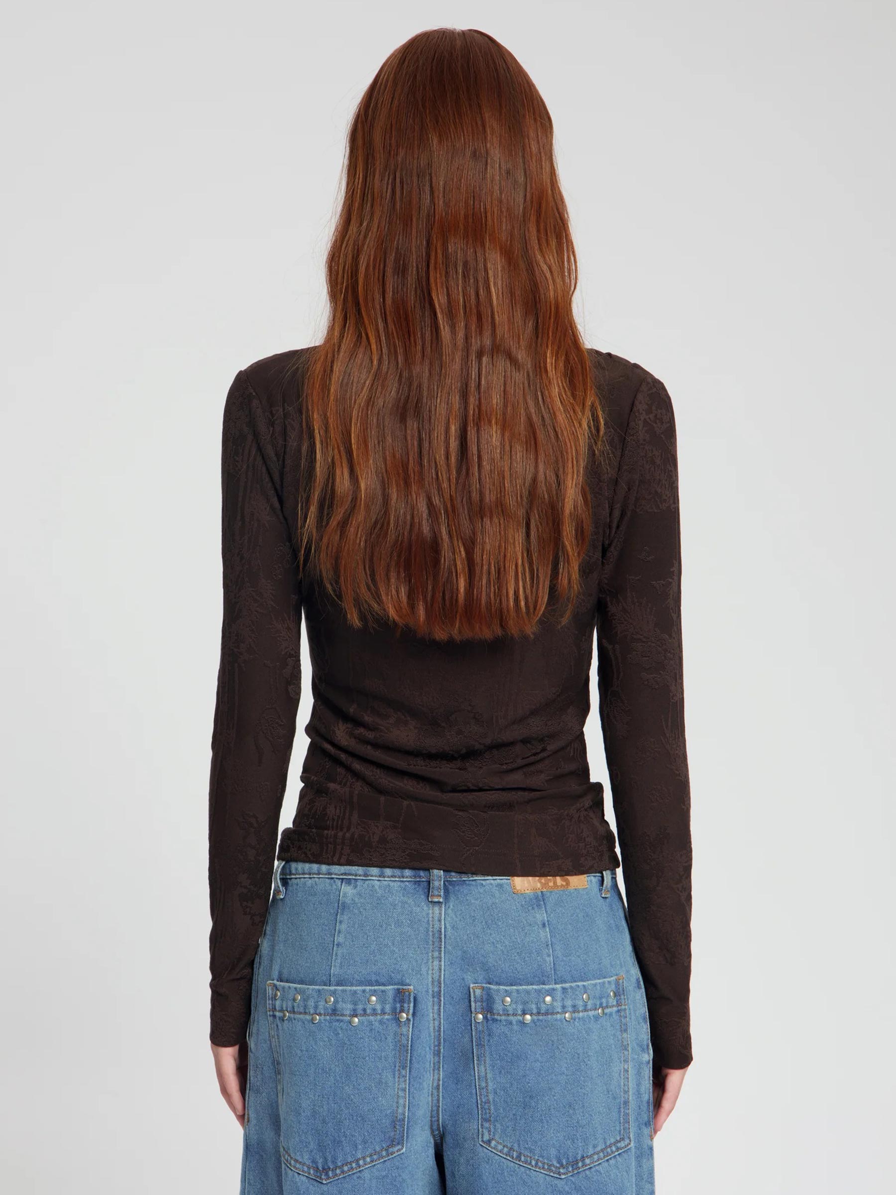 **「RT-8671994199」** Donkerbruine top edie – Tally-Ho