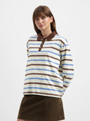 Polo top freddie striped ls polo