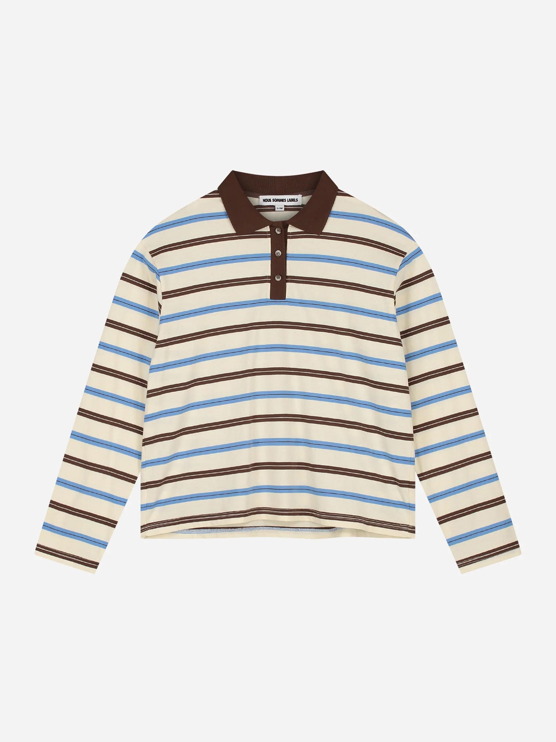 Polo top freddie striped ls polo – Tally-Ho
