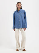 Denim blouse greta chambray