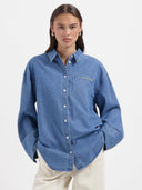 Denim blouse greta chambray