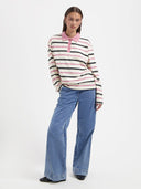 Roze gestreepte polo freddie