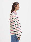 Roze gestreepte polo freddie