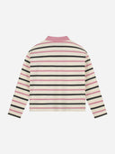 Roze gestreepte polo freddie