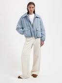 Lichtblauw jasje indy