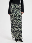 Geprinte maxi rok riley