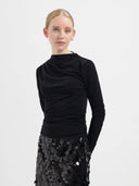 Zwarte top met glitters edie ls