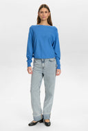 blauwe longsleeve nudaya