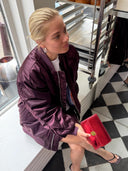 Bordeaux bomber jacket nufria