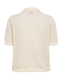 Creme gebreide polo nurory