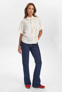Ecru blouse nululiana