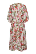 Gekleurde midi jurk nuvinnie dress