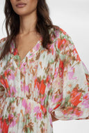 Gekleurde midi jurk nuvinnie dress