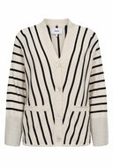 Gestreepte cardigan nuzigga