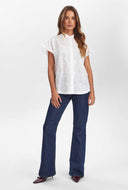 Witte blouse met embroidery nugisella