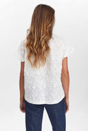 Witte blouse met embroidery nugisella