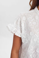 Witte blouse met embroidery nugisella