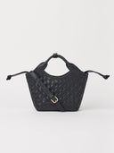 Zwarte gevlochten tas mara mini