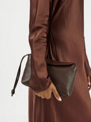 Donkerbruine tas sienna mini