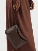 Donkerbruine tas sienna mini
