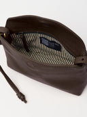 Donkerbruine tas sienna mini