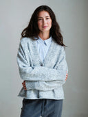 Grijs gemeleerd vest