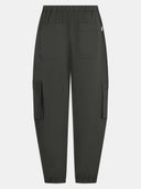 Donkergroene cargo broek