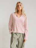 Rood wit gestreept shirt